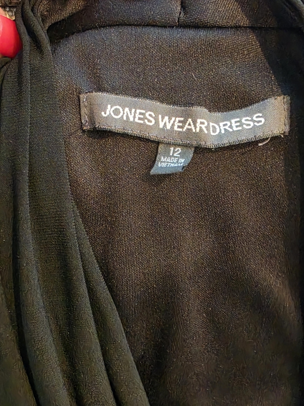 Jones Wear Black Midi Dress